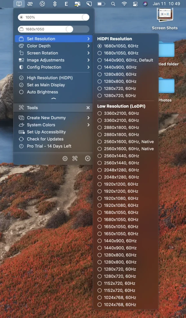 Resolution of Your Mac’s Display