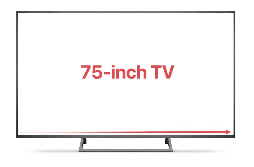 70 vs 75 inch tv
