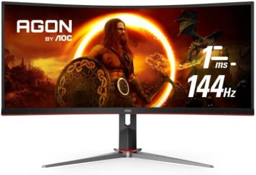 AOC CU34G2X 34" Curved Frameless Immersive Gaming Monitor
