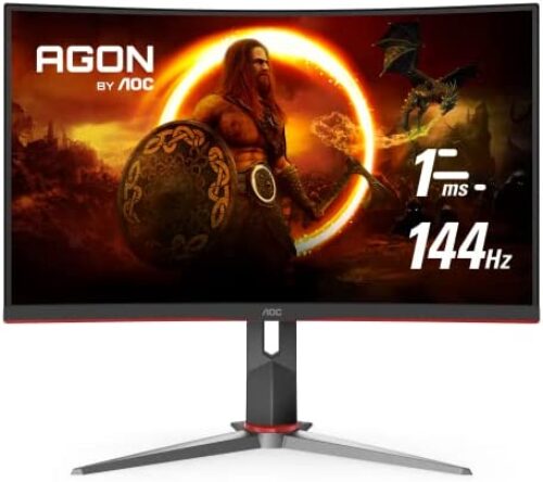 AOC CQ27G2 27" Super Curved Frameless Gaming Monitor